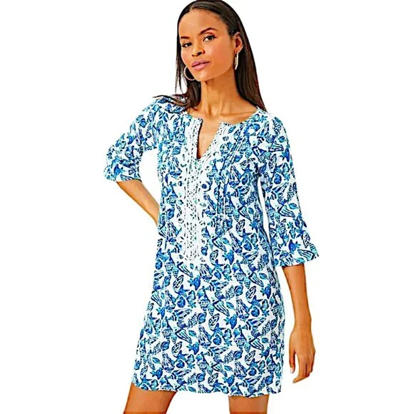Lilly Pulitzer Krysta Dress in Resort White/Shell Collector NWT - Size X-Large - Picture 2 of 8